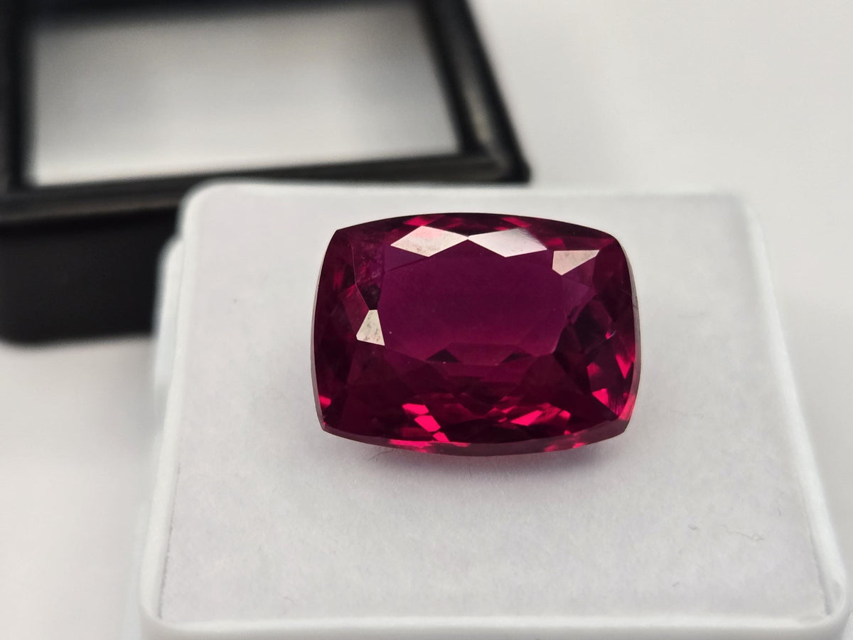 Cushion Cut Red Ruby Gemstone, 9-10 Ct Natural Loose Stone