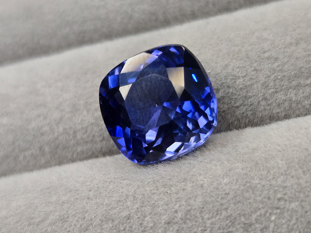 Tanzania Blue Tanzanite Cushion Cut 12-14 Ct Natural For Jewellery Making Loose Certified Gemstone