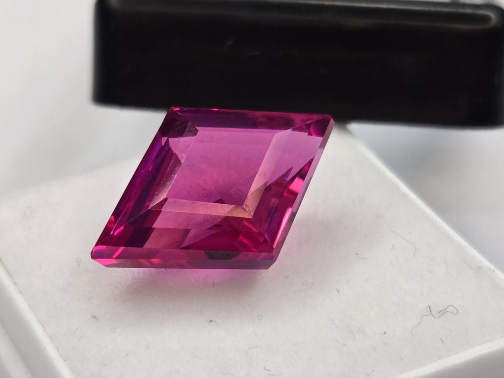 Natural Pink Sapphire Gemstone, 9-10 Ct Fancy Cut Certified Loose Stone