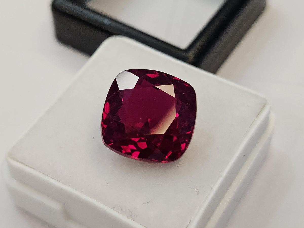 Cushion Cut 8+ Ct Mozambique Ruby Loose Gemstone