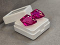 Dark Pink Sapphire Gemstones, 25-26 Ct Fancy Cut, Natural Loose Stones, September Birthstone Jewelry