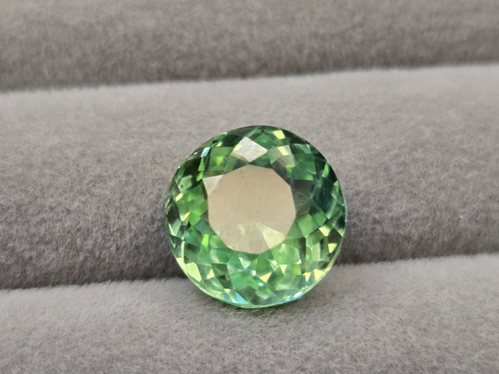 Mint green Tourmaline Natural Shape Round Cut 10-11 Ct Loose Gemstone Rings Making Gemstone