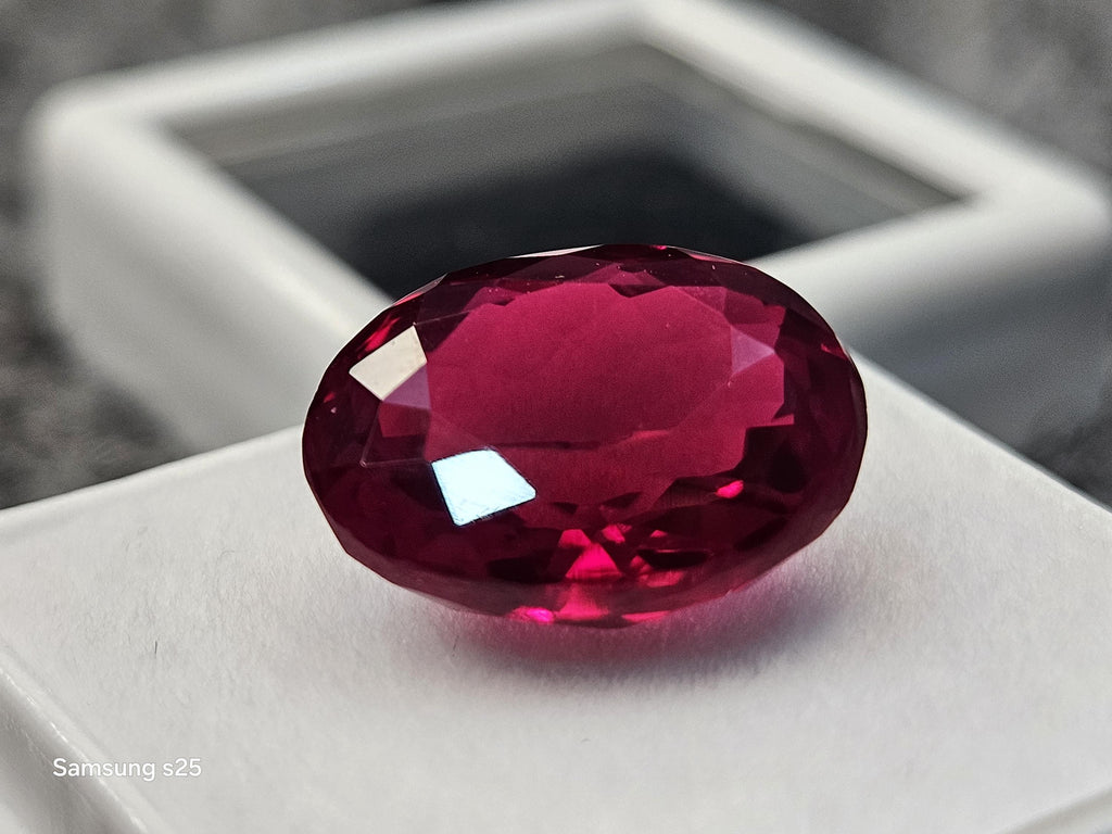 Oval Cut 9-11 Ct Mozambique Ruby Loose Gemstone