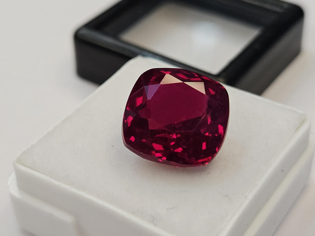 Cushion Cut 8+ Ct Mozambique Ruby Loose Gemstone