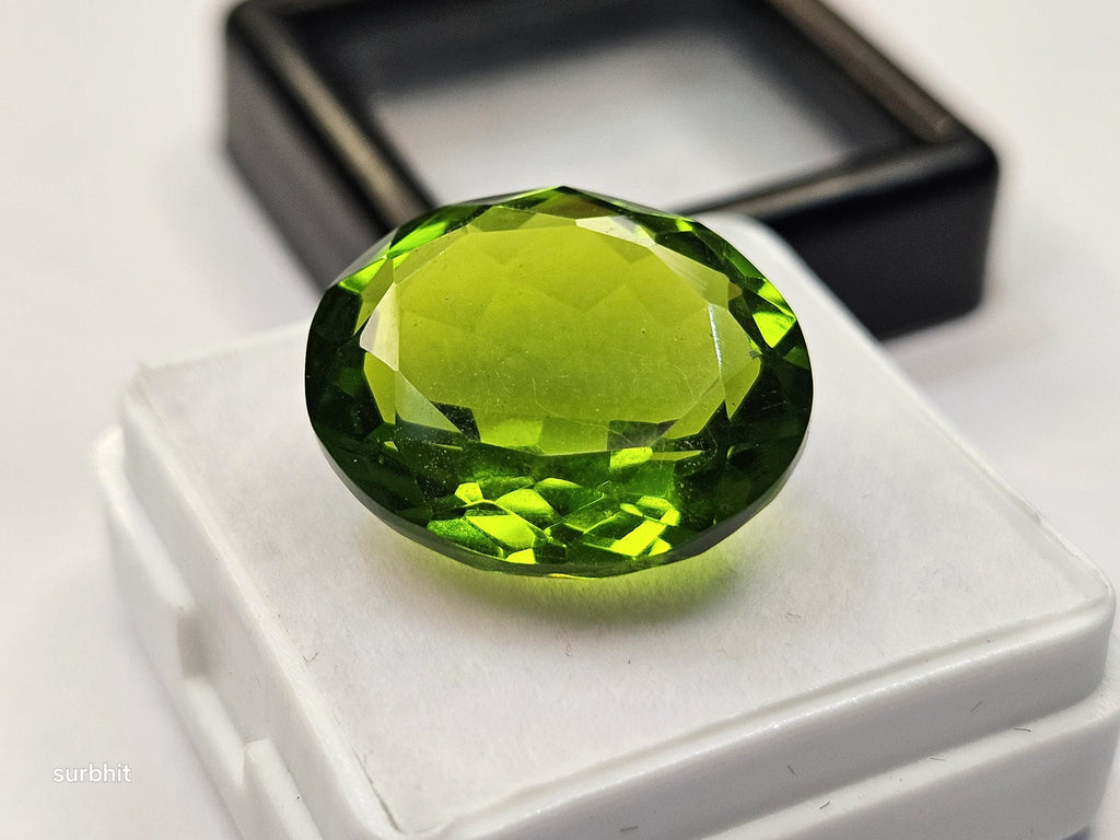 11–13 Ct Oval-Cut Peridot – Loose Gemstone for Jewelry