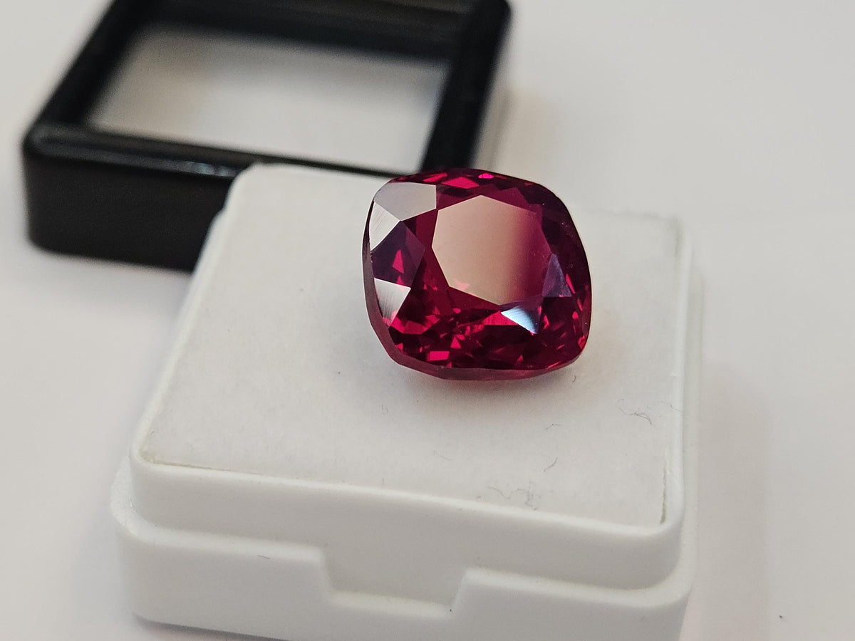 Cushion Cut 8+ Ct Mozambique Ruby Loose Gemstone